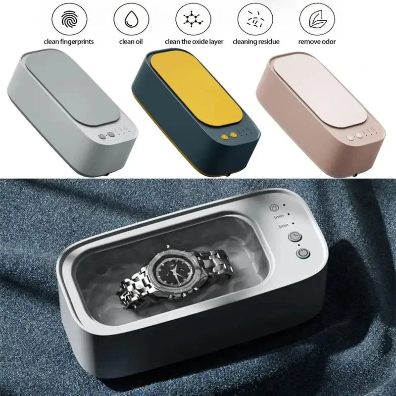 High-frequency Vibration Ultrasonic Glasses Cleaning Machine Electric 3 Gear Jewelry Watch Multi Function TimingCleaning Machine