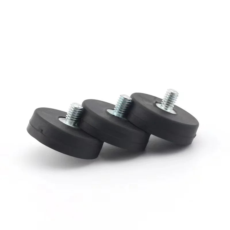 43/66/88/135mm 1/4 Flat and 1/4 Bolt Mgnetic Base Rubber Coated Neodymium Pot Magnets Suction Cup Camera Mounting Bracket