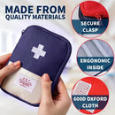 Portable Erste-Hilfe-Set Mini Medizin Aufbewahrungstasche Camping Notfall Überlebenstasche Pillendose Thermotasche
