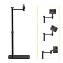 SH Projector Stand Mount 128cm Height Adjustable With Tray Or Gooseneck With 1/4 Screw Fit For Universal Projector Ceiling Mount