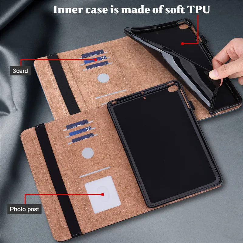 Funda For Lenovo Tab P11 Pro Gen 2 tb132fu Case Luxury Leather Wallet Stand Tablet Coque For Xiaoxin Pad Pro 2022 Case 11.2 inch