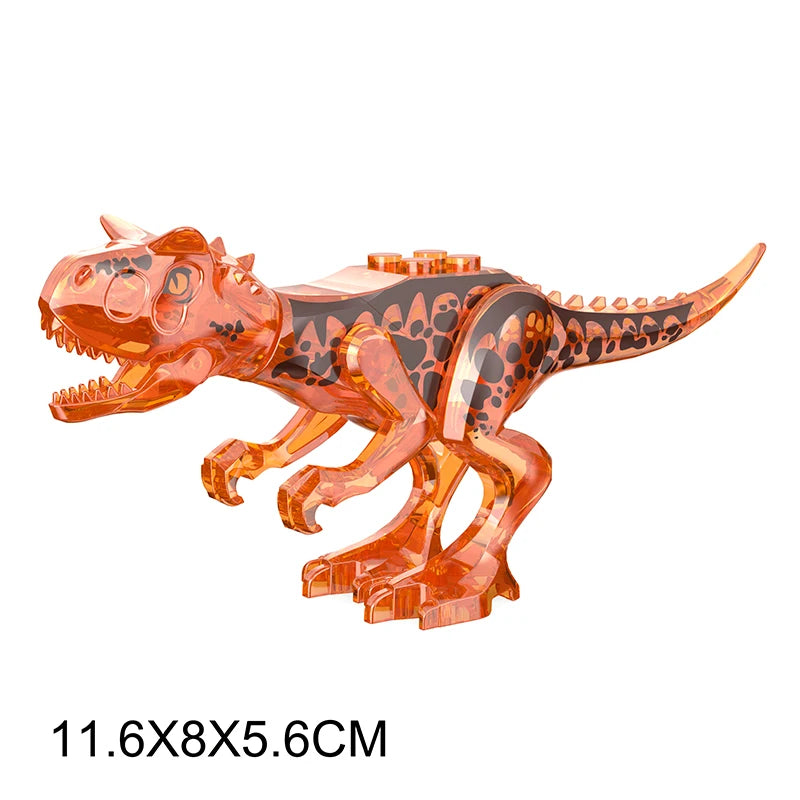 Jurassic Dinosaur Building Blocks Toys Park Compatible Major Brand Gifts Simulation Animal T-Rex Raptor Ankylosaur Diamond