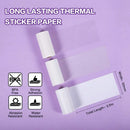 Phomemo Adhesive Thermal Sticker Paper Multiple Colors Thermal Paper for Phomemo M02/M02 Pro/M02S/M03/M03AS/M0/M04S 50mmx3.5m