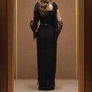 The Nocturne | Custom Floor-Length A-Line Evening Gown
