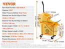 VEVOR Mop Bucket with Wringer Commercial Mop Bucket with Side Press Wringer for Professional Industrial Business Floor Cleaning