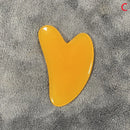 Heart Shape SPA Massage Beeswax Gua sha Scraping Massage Scraper Face Massager Acupuncture Guasha Board Massager for face 1pcs
