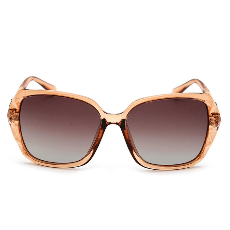 COOL&KU Polarized Sunglasses For Women Shiny Diamond Design  Ladies Elegant SunGlasses UV400 Luxury Fashionable Sunglasses