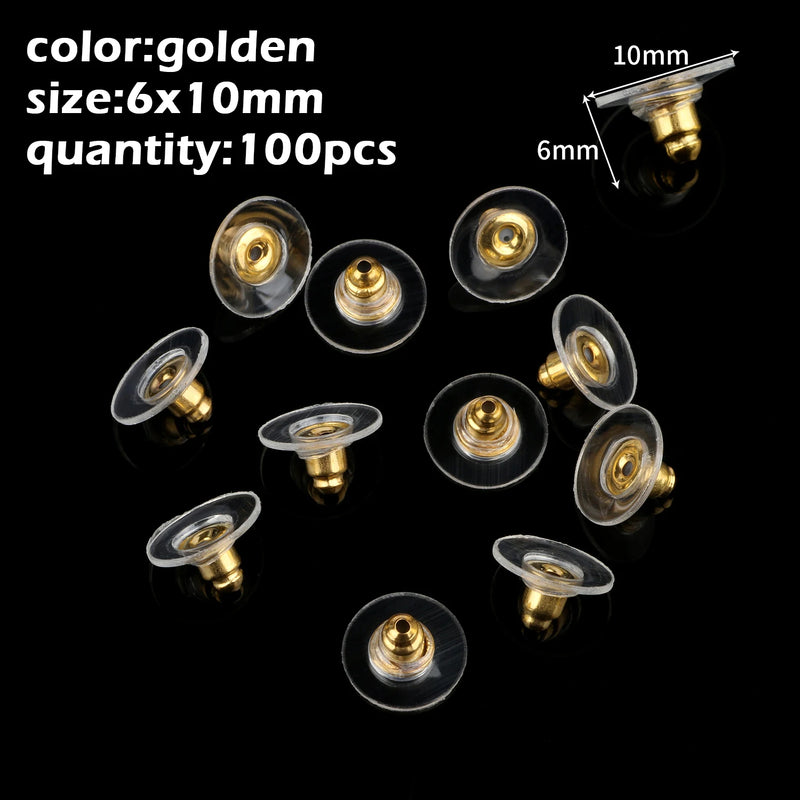 Stainless Steel Round Ball Post Earrings Stud Loops Earring Hooks Earplug  Fit Women DIY Earring Jewelry Making Christmas Craft