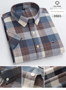 The Oxford Line | 100% Cotton Short-Sleeve Oxford Shirt