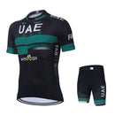 UAE 2023 Pro Team Cycling Racing Jersey Maillot Ciclismo Short Sleeve Summer Mens Road Cycling Bib Gel Shorts Kit Ropa De Hombre