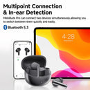 QCY MeloBuds Pro Adaptive Hybrid Active Noise Cancelling Wireless Earbuds 46dB Bluetooth 5.3 LDAC Hi-Res Audio 34H Earphones