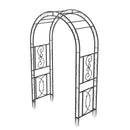 Metal Garden Arch Trellis Decorative Outdoor Arbour Archway Wedding Arch Frame for Paths Entrances Climbing Plants