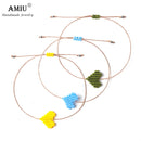 AMIU Handmade Heart Shape Bracelet Love Lucky Braided Rope Bohemian Fashion Jewelry For Women Bracelets As Gift