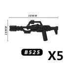 MOC Medieval Accessories Building Blocks Military Soldiers Shoulders Armor Blaster Helmets Weapons War Bricks Children Toys B038