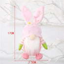 Easter Faceless Gnome Rabbit Doll Cartoon Home Easter Ornament Bunny Doll Easter Party Gifts
