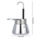 Single/Double Tube Espresso Maker Easy To Operate & Quick Cleanup Pot Italian Coffee Machine Maker 1/2/4 Cups Gift for Man Women