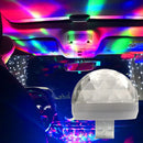 Auto USB DJ RGB Mini Bunte Musik Sound LED USB-C IOS Feiertag Party Karaoke Atmosphäre Lampe Willkommen 5V Kugel Laser Licht