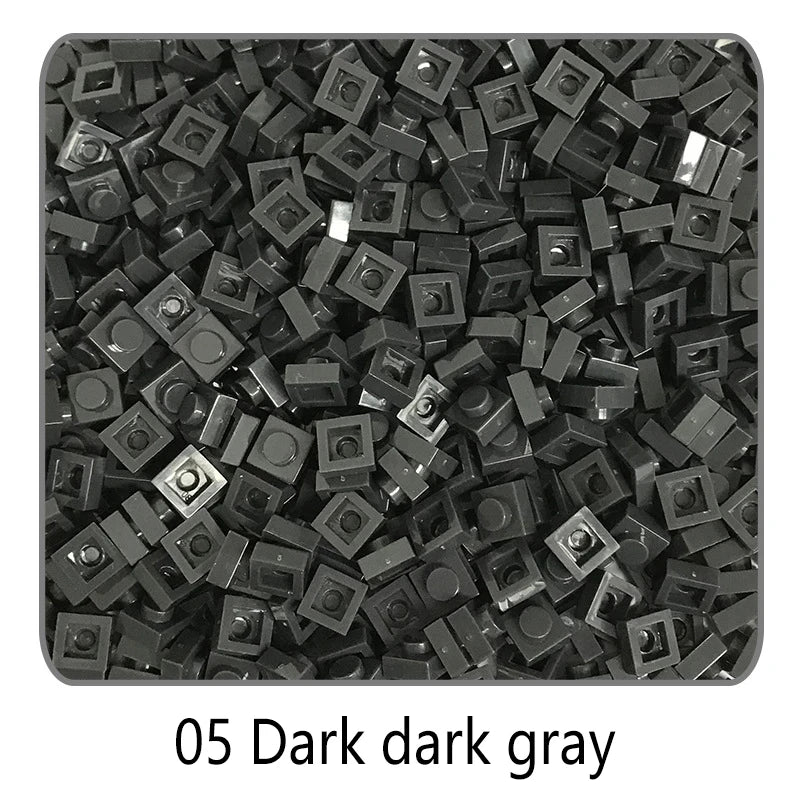 1000pcs DIY Pixel Art Bricks1x1 Round Tile Building Blocks Compatible with 98138 Anime Figure Assemble Toys Gift for Children