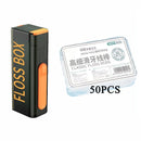 Automatic Floss Holder Travel Portable Floss Organizer Disposable Plastic Floss Stick Polyethylene Fiber Flosser Oral Care