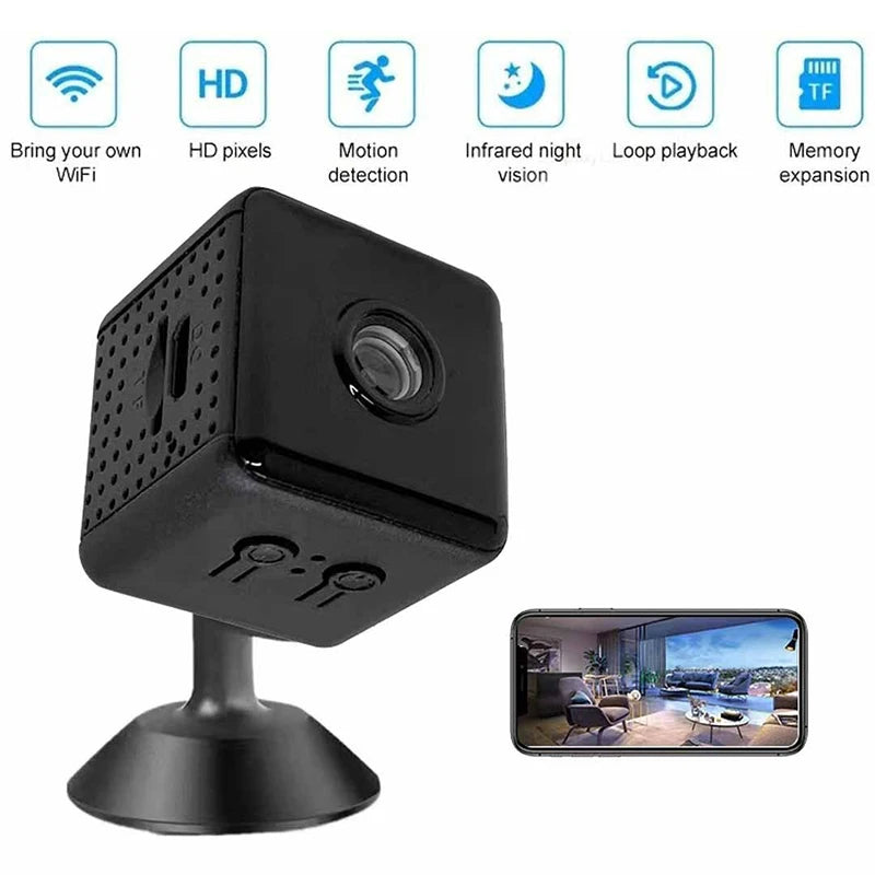 New 1080p Mini Camera Wireless Wifi Remote Monitor Camera Home Ip Camera Motion Detection Recorder Super-long Battery Life