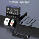 40W Bee-eye Beam Effect Lights RGB LED Disco Ball Light Remote Control Stage Effect Lighting for Party Concert Theater Bar Club