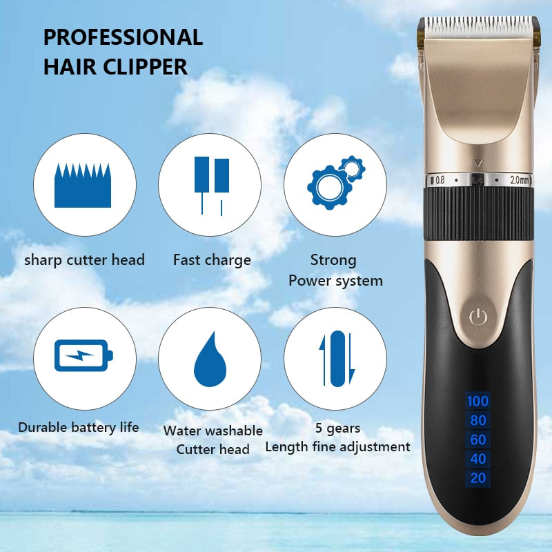 Professional Hair Clipper Men&