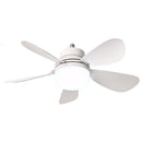 Silent Ceiling Fan with LED Light Remote Control Electric Cordless Fan Universal Dimming Fan for Dining Room Bedroom Living Room