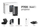 BYINTEK BOOK 1 P70X Portable Built-in Battery 4K Support 3D Wifi for Outdoor Movie Night Home Theater Projectors