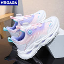 Summer Breathable Sport Shoes for Children Girls Casual Student School Walking Shoes Anti-slip Fashion Tenis Footwear