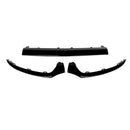 The Black Aero Line | 3-Piece Front Splitter Lip Kit for Mercedes-Benz W205
