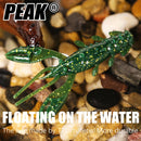 PEAK Floating Craws Lures 40mm/10pcs 60mm/8pcs Soft Lure Fishing Lures shrimp Lobster Soft Plastic Lure Fishing Lures