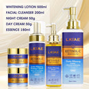 Ultimate Whitening Skin Care Set, With Retinol, Collagen, Remove Dark Spot, Moisturize, Nourish, Lighten Skin For All Skin Types