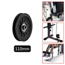 50-160mm Gym Bearing Pulley Wearproof Nylon Bearing Pulley Wheel Cable Universal Fitness Gum Bearing Pulley Fitness Equipment