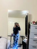 CASSILANDO Full Length Mirror 65" * 24 ", Floor Standing Mirror, Black Metal Frame Mirror， Full Body Mirror
