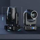 Yiflamefly 2Pcs 450W Moving Head Light RGBW DMX Stage Light DMX Controlled Sound Activated Play DJ Light For Wedding Party Music