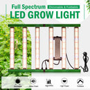 Vollspektrum-LED-Pflanzenlampe 240W 320W 400W SMD3030 faltbare LED-Pflanzenlampe für Gewächshausblumen, Sämlingszuchtzelte, Hydroponik