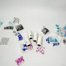 Color On Clear Sticky Paper Mini Thermal Paper Transparent Self-Adhesive For Portable printer T02/M02 For Memo Scrapbook Diary