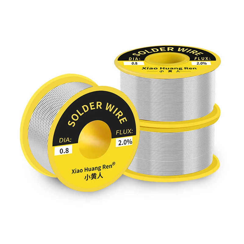 60/40 Solder Wire Rosin Core Tin Solder Wire Soldering Welding Flux 1.5-2.0% Iron Wire Reel 50g Diamater 0.5/0.6/0.8/1/1.2mm