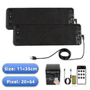 2PCS Devil Eyes APP Bluetooth Car advertising Screen LED Devil Eyes Light LED Flexible Display Full Color Smart Car Soft Screen