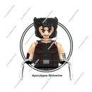 Hot Toys Movie Mini Action Figure Toys Wolverine Lady Deadpool Cowboy Kidpool X-23 Kimiko Human Torch Blade Building Blocks Gift