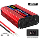 1000W-10000W Inverter 12V/24V 220V Pure Sine Wave Converter Solar Inverters With LED EU Socket