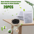 20pcs Activated Charcoal Carbon Filter Sachets Replacement Water Filter Cartridges|for Water Distiller Purify Water