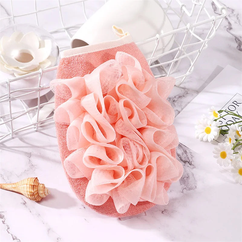 Exfoliating Gloves Body Cleaning Bath Flower Bathroom Shower Ball Body Scrubber Bath Sponge Towel Bathroom Tool