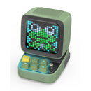 Divoom Ditoo plus Retro Pixel Art Game Bluetooth Speaker with 16X16 LED App Controlled Front Screen (Black)(green)(Blue)