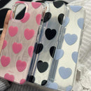 for IPHONE 15 case 14 13 12 11 PRO MAX 7 8 PLUS X XR XS MAX Simple full screen laser love soft edge anti-drop and shock-proof