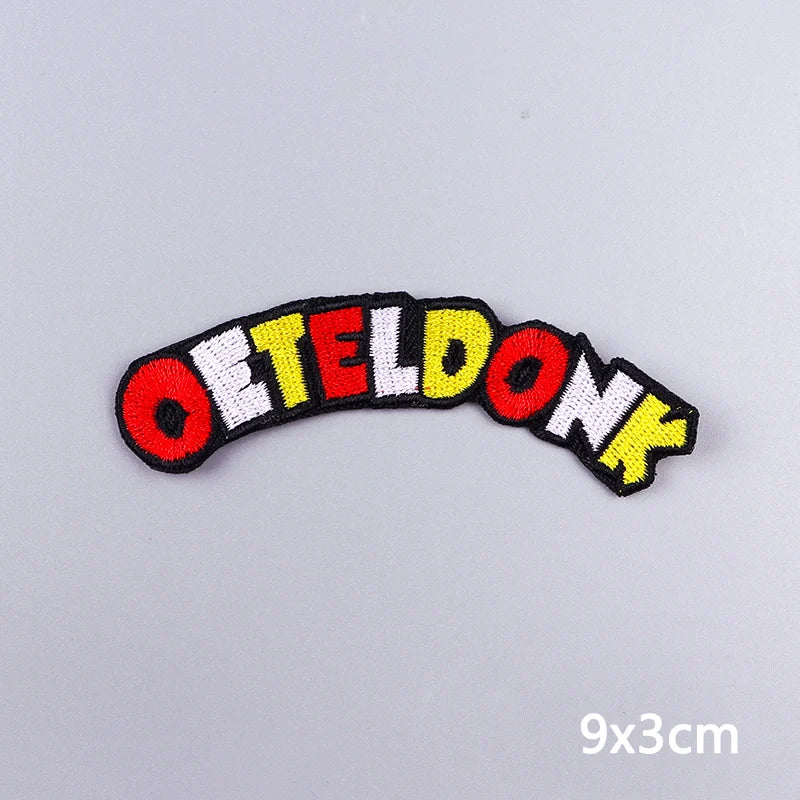 2024 Netherland Oeteldonk Emblem Embroidery Patches For Clothes Carnival Frog Iron On Patch Thermoadhesive Patch For Gift DIY