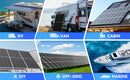 The Sun Harvester | 300W 10BB N-Type Monocrystalline Solar Panel (25% Efficiency)