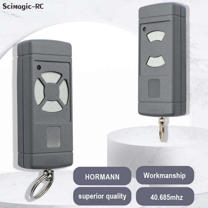 HORMANN 40 685 mhz HS4 HSM4 HSE2 HSE4 Garage Remote Control for Hörmann 40mhz Low Frequency Gate Door Opener Keychain