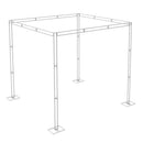 The Pavilion | 10ft Heavy-Duty Adjustable Ceremony Canopy & Chuppah Backdrop Stand