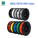 10/5kg PETG Filament For 3D Printer Plastic Material 22LBS 1.75mm Non-Toxic Eco-Friendly PETG 3D Filament Consumables for Ender